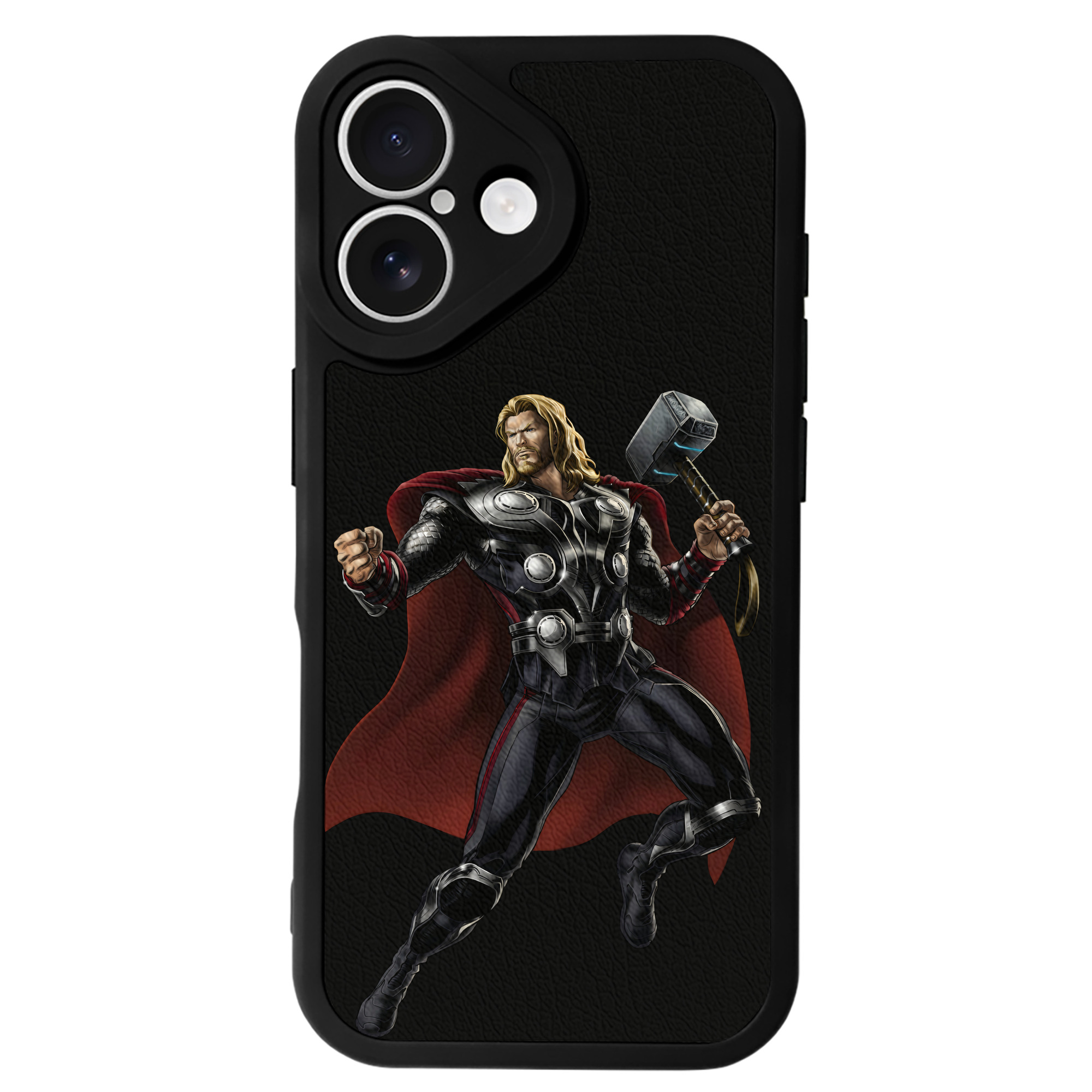 （画像用） アベンジャーズ The Avengers 【iPhone 16シリーズ対応】シリコンスマホケース（レザー調） 材質：シリコン